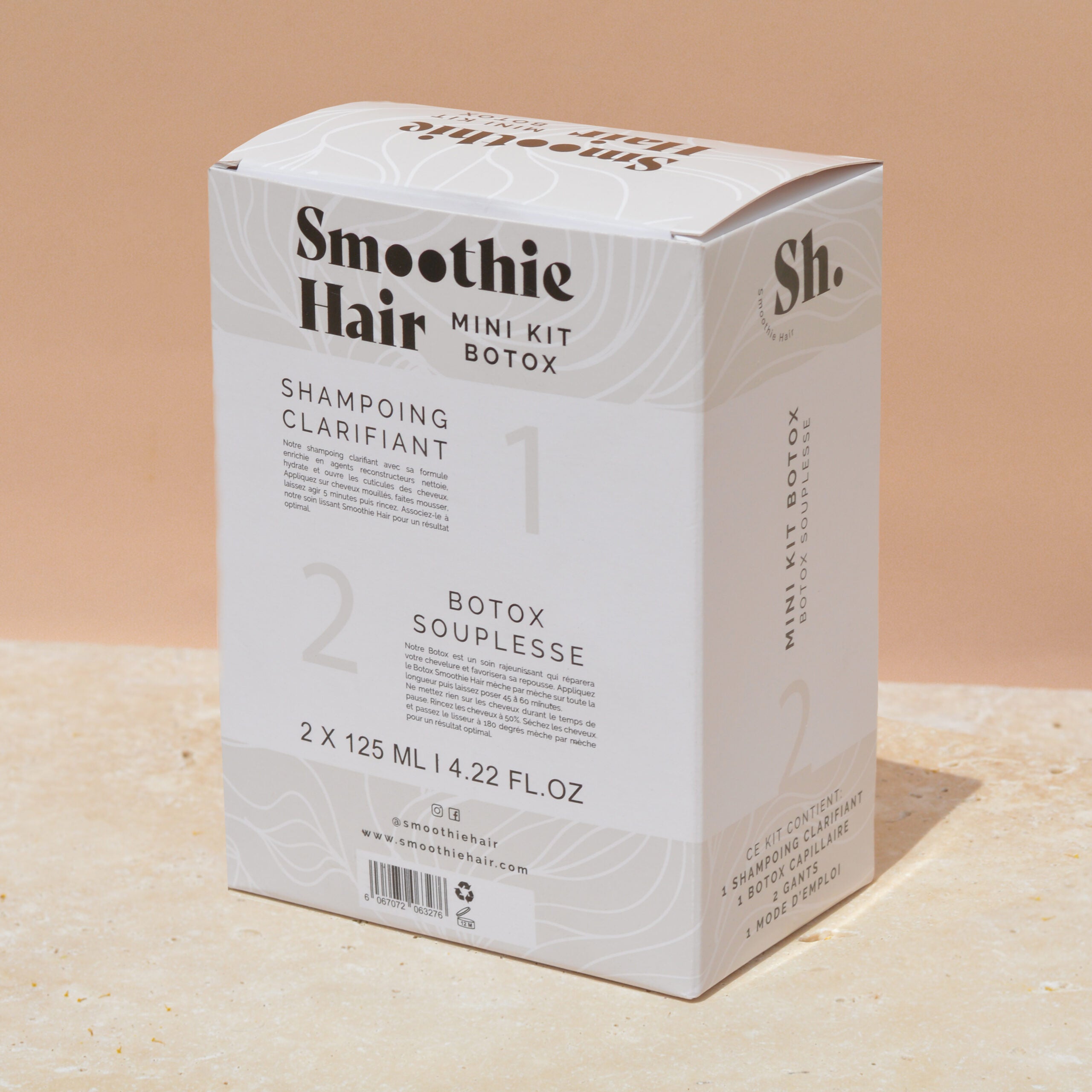 KIT B-TOX - Kératine, Ricin & Amla (Sans Formol)